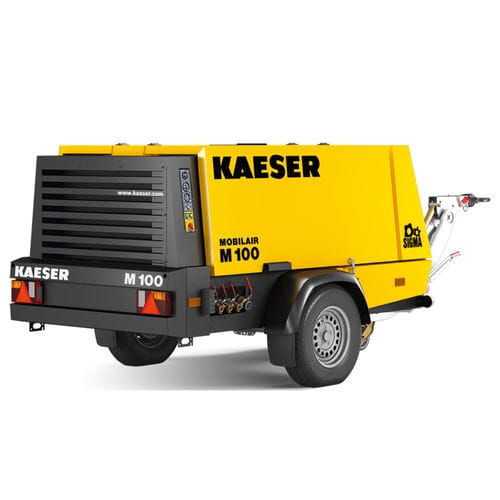 Compressore a vite - M100 - KAESER Kompressoren - d'aria / con motore diesel / mobile
