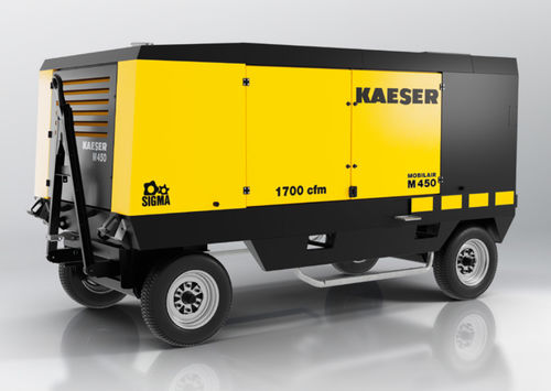 Compressore a vite - M450 - KAESER Kompressoren - d'aria / con motore diesel / mobile