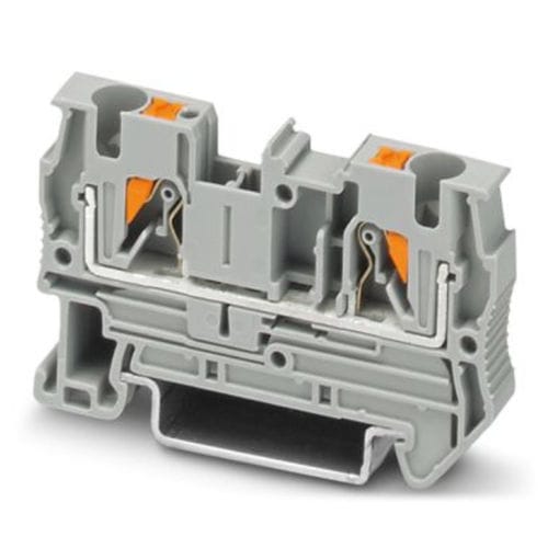 Morsetto componibile a presa - PT 4 - PHOENIX CONTACT GmbH & Co. KG - push-in / passante / grigio