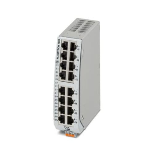 Switch Ethernet non gestibile - FL SWITCH 1116N - PHOENIX CONTACT GmbH & Co. KG - 5 porte / su guida DIN / RJ45