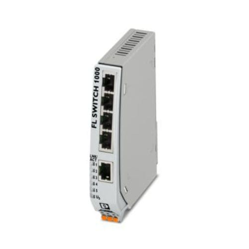Switch Ethernet non gestibile - FL SWITCH 1005NT - PHOENIX CONTACT GmbH & Co. KG - 8 porte / su guida DIN / RJ45