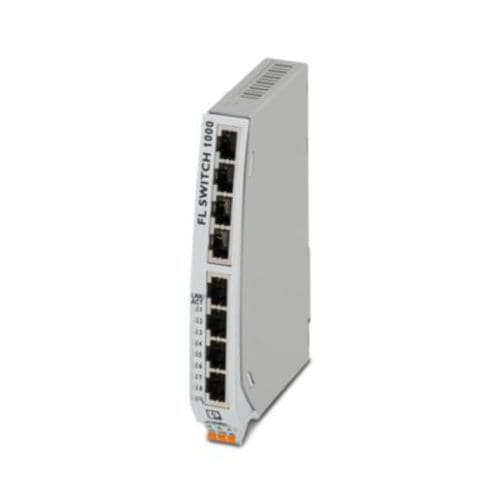 Switch Ethernet non gestibile - FL SWITCH 1108NT - PHOENIX CONTACT GmbH & Co. KG - 8 porte / su guida DIN / RJ45