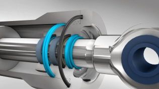 Guarnizione per cilindro idraulico - Trelleborg Sealing Solutions - torica / PTFE / in PU
