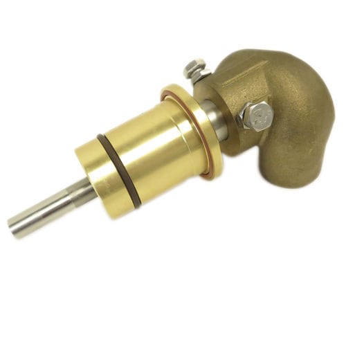 Giunto rotante per acqua - 2420-001-141180 - DEUBLIN COMPANY - a 2 passaggi / in ottone / in acciaio inossidabile