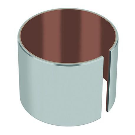 Cuscinetto liscio bimetallico - GGB-CBM® - GGB - cilindrico / in bronzo / in acciaio al carbonio