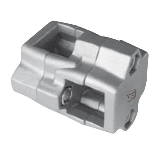 Connettore per tubi rotondo - 4591 - BETT SISTEMI - quadrato / in alluminio / in acciaio
