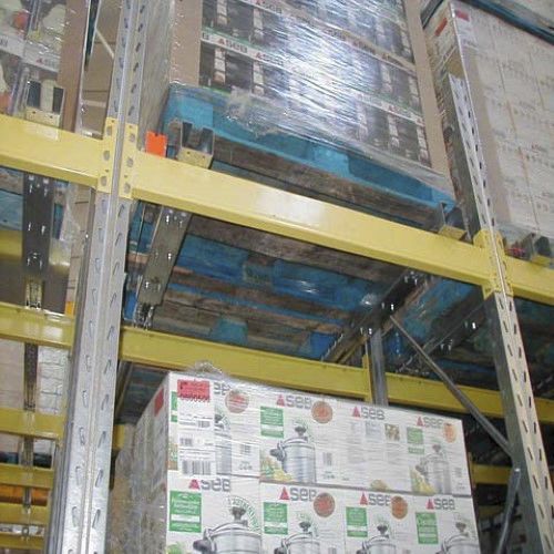 Scaffalatura con ripiani - TraviRoll® - CORNIX - dinamica / push-back / su misura