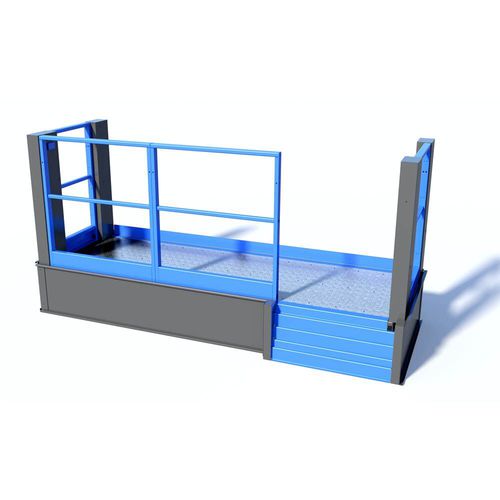 Piattaforma di carico - BX10-11/6-1 - HYMO - con parapetto di sicurezza / elettrica