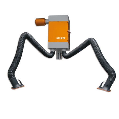 Aspiratore di fumo a muro - 83 200 100 - KEMPER - di saldatura / a cartuccia / automatico