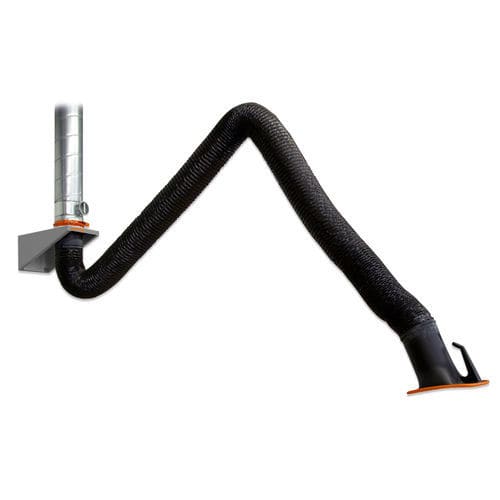 Braccio aspirante fisso - 79 002 - KEMPER - flessibile / per fumo / per polveri