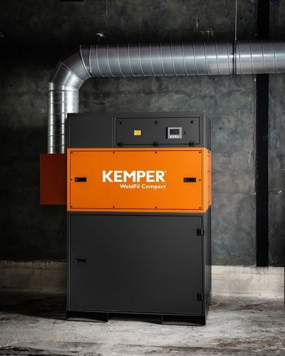 Sistema centralizzato di aspirazione e di filtrazione di fumo trasportabile - WeldFil Compact - KEMPER - ad uso industriale / di saldatura / laser