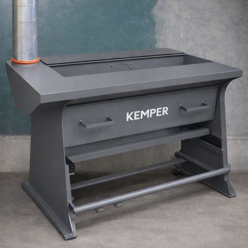 Tavolo di taglio per acciaio - 99841 - KEMPER - con cassetti / al plasma