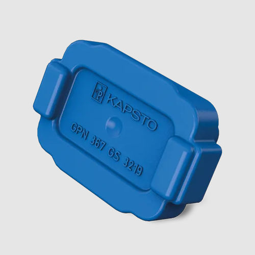 Cappuccio rettangolare - GPN 367 Form C - Pöppelmann - in plastica / di protezione