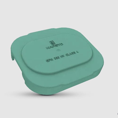 Cappuccio rettangolare - GPN 390 Type C - Pöppelmann - in plastica / per connettore elettrico / di protezione