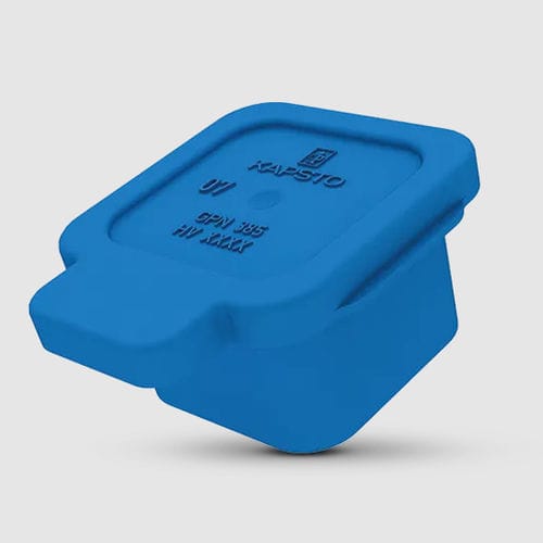 Cappuccio rettangolare - GPN 395 Type D - Pöppelmann - in plastica / di protezione