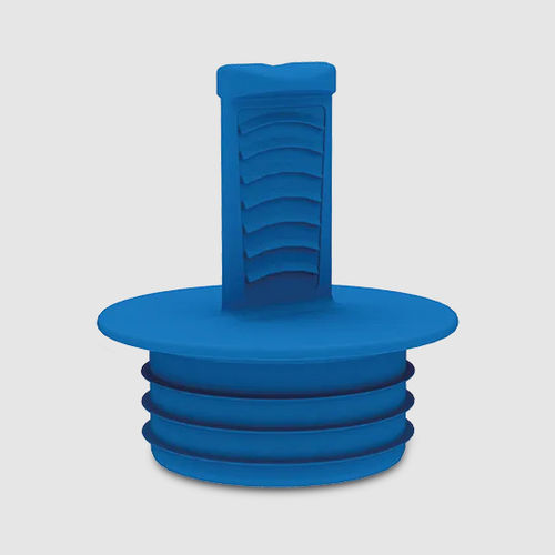 Cappuccio rettangolare - GPN 387 Type A - Pöppelmann - in plastica / di protezione / con linguetta
