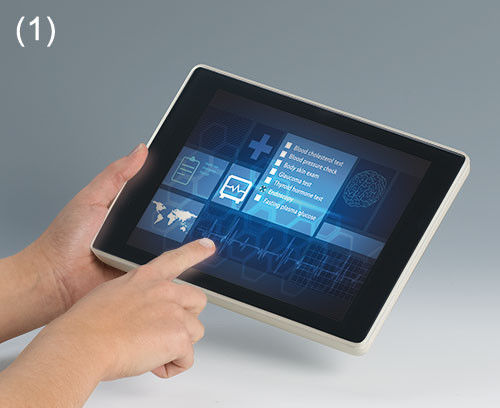 Scatola per tablet PC - INTERFACE-TERMINAL - OKW Odenwälder Kunststoffwerke Gehäusesysteme GmbH - da interno / per schermi / medica