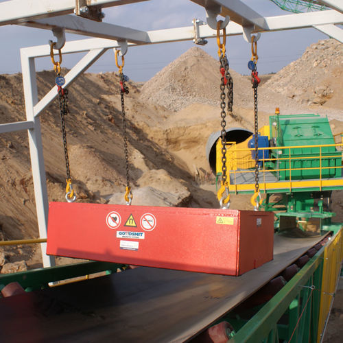 Piastra magnetica per smistamento metalli - Electro blockmagnet, RBE-EP series - Goudsmit Magnetics BV - piatto / in acciaio