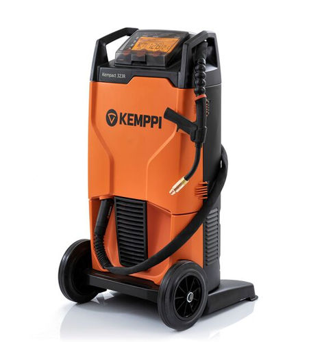 Saldatrice MIG-MAG - Kempact 323R - KEMPPI - trifase / mobile / con trainafilo a 4 rulli