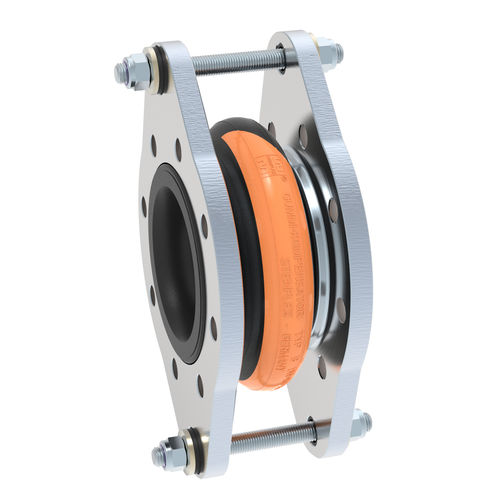 Compensatore di dilatazione in gomma - B-2 - STENFLEX Rudolf Stender GmbH - rotondo / con flangia / assiale