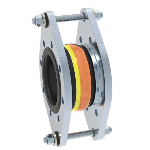 Compensatore di dilatazione in gomma - AR-2 - STENFLEX Rudolf Stender GmbH - rotondo / con flangia / per acqua