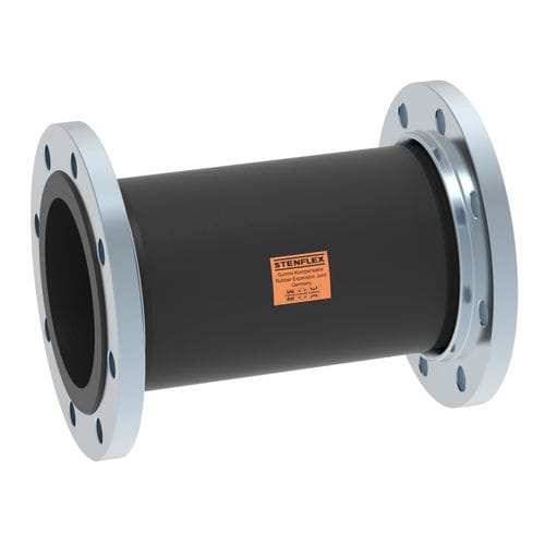 Compensatore di dilatazione in gomma - E - STENFLEX Rudolf Stender GmbH - rotondo / con flangia / per acqua