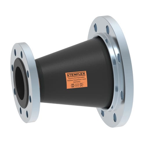 Compensatore di dilatazione in gomma - G - STENFLEX Rudolf Stender GmbH - rotondo / con flangia / assiale