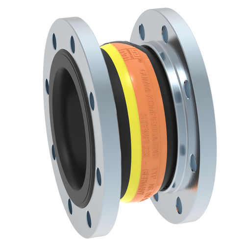 Compensatore di dilatazione in gomma - AR-1 - STENFLEX Rudolf Stender GmbH - rotondo / con flangia / assiale