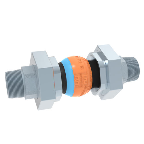 Compensatore di dilatazione in gomma - AS-5 - STENFLEX Rudolf Stender GmbH - rotondo / filettato / assiale