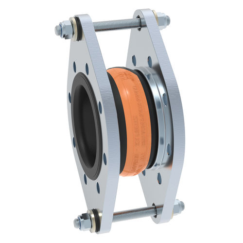 Compensatore di dilatazione in gomma - A-2 - STENFLEX Rudolf Stender GmbH - rotondo / con flangia / assiale