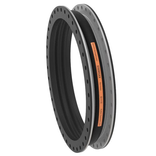 Compensatore di dilatazione in gomma - C-1 - STENFLEX Rudolf Stender GmbH - rotondo / con flangia / assiale