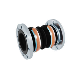 Compensatore di dilatazione in gomma - MS-1 - STENFLEX Rudolf Stender GmbH - rotondo / con flangia / assiale