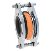 Compensatore di dilatazione in gomma - B-4 - STENFLEX Rudolf Stender GmbH - rotondo / con flangia / assiale