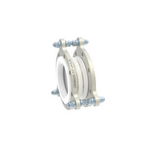 Compensatore di dilatazione PTFE - P-4 - STENFLEX Rudolf Stender GmbH - rotondo / con flangia / assiale