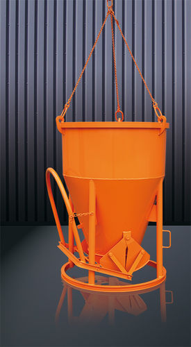 Benna per calcestruzzo conica - 1012 series - Eichinger Equipement - con fondo apribile