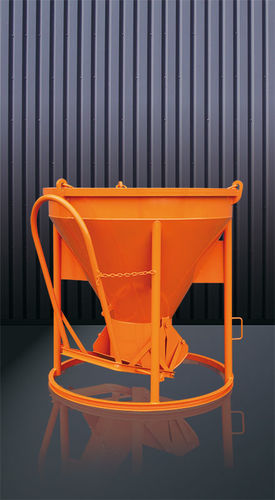 Benna per calcestruzzo conica - 1013 series - Eichinger Equipement - con fondo apribile