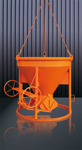 Benna per calcestruzzo conica - 1013H series - Eichinger Equipement - con fondo apribile