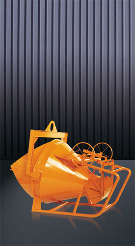 Benna per calcestruzzo conica - 1019H series - Eichinger Equipement - con fondo apribile