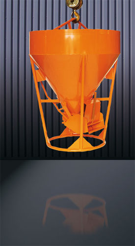 Benna per calcestruzzo conica - 1010 series - Eichinger Equipement - con tubo di scarico