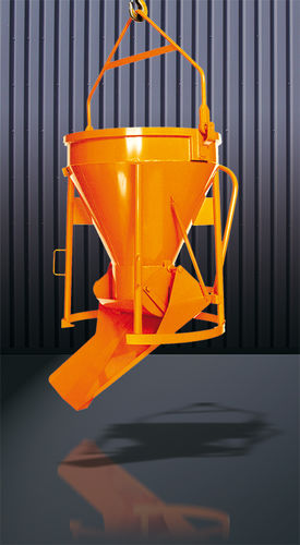 Benna per calcestruzzo conica - 1020 series - Eichinger Equipement - con fondo apribile