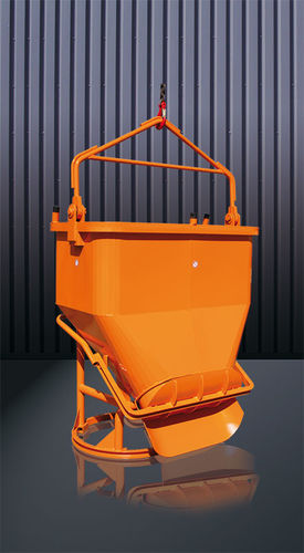 Benna per calcestruzzo ottagonale - 1028 series - Eichinger Equipement - con fondo apribile
