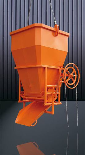 Benna per calcestruzzo ottagonale - 1029H series - Eichinger Equipement - con fondo apribile