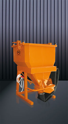 Benna per calcestruzzo ottagonale - 1033 series - Eichinger Equipement - con tubo di scarico