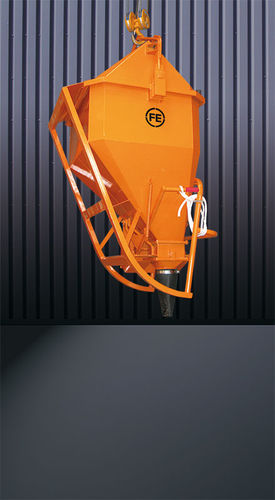 Benna per calcestruzzo ottagonale - 1033 C series - Eichinger Equipement - con tubo di scarico