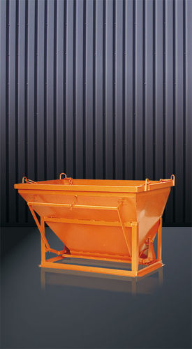 Benna per calcestruzzo rettangolare - 1092 (H) - Eichinger Equipement - con fondo apribile