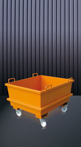 Benna per calcestruzzo rettangolare - 2031 series - Eichinger Equipement - con fondo apribile / per carrello elevatore