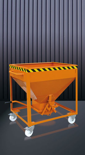 Cassonetto in acciaio - 2051 series - Eichinger Equipement - per scarti industriali / 4 ruote / con impugnatura