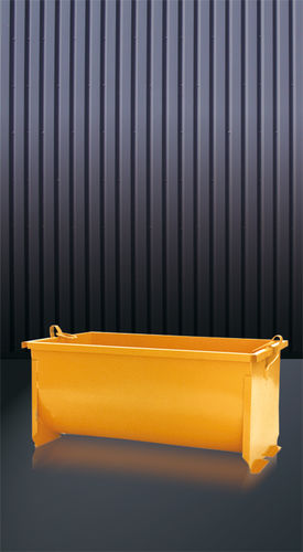 Cassonetto in acciaio - 1226 series - Eichinger Equipement - per rifiuti urbani / aperto