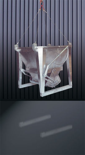 Benna per calcestruzzo ottagonale - 1031A series - Eichinger Equipement - con fondo apribile