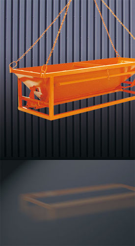 Benna per calcestruzzo rettangolare - 1095 (H)  - Eichinger Equipement - con fondo apribile